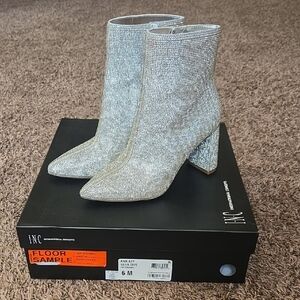 INC International Concepts Crystal Ankle Boots
